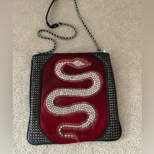 OrYANY  Leather Crossbody Bag Suds and Snake